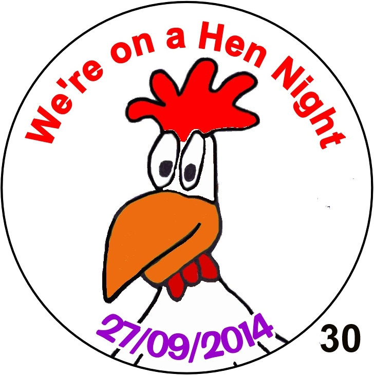 hen night rosette
