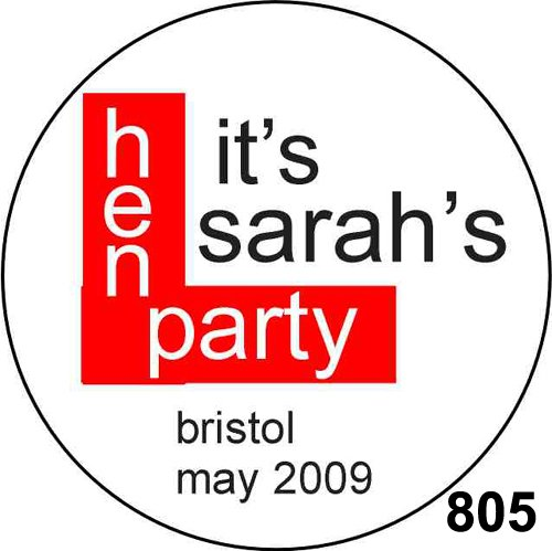 hen night badge