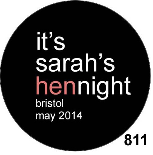 hen night badge