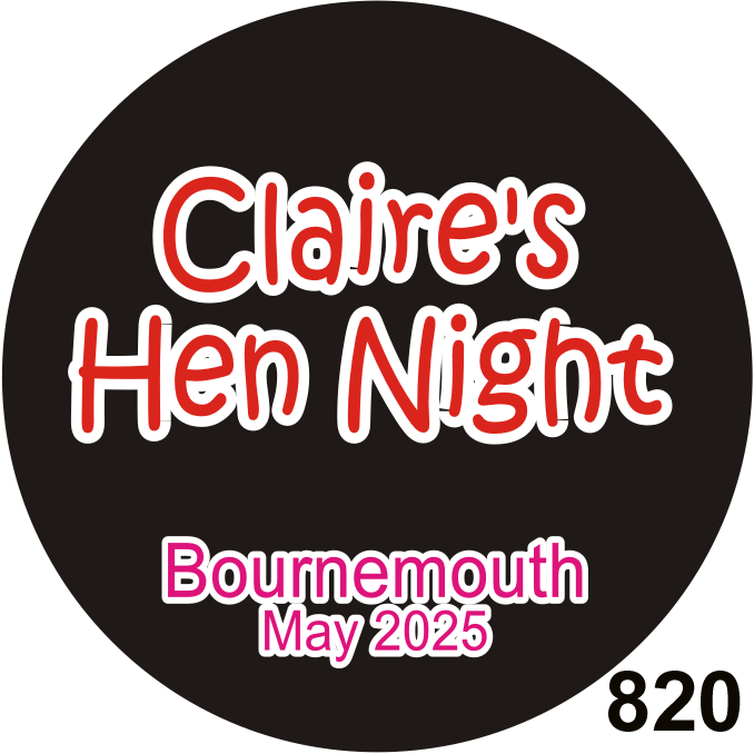 hen night badge