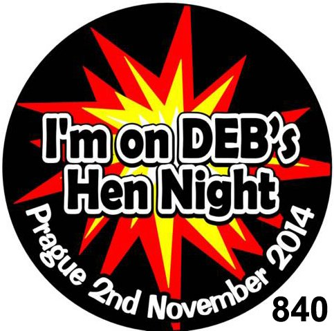 hen party badge