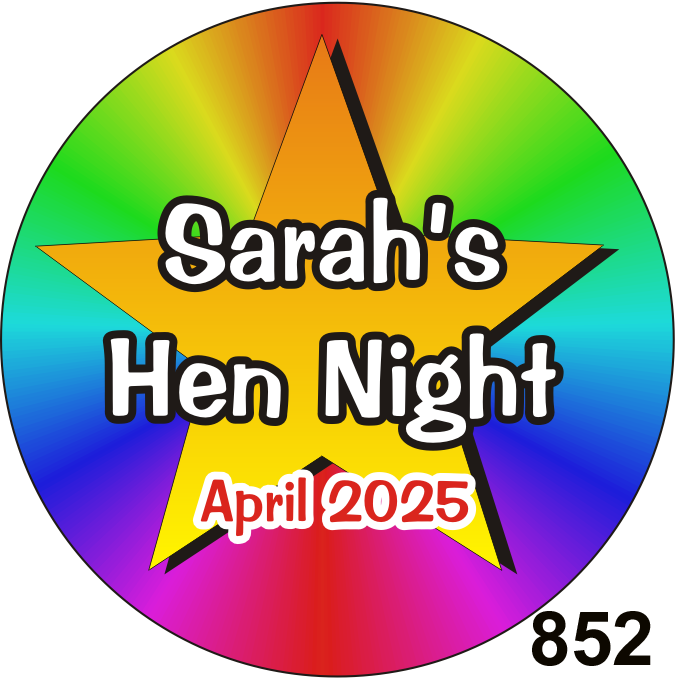 hen party badge