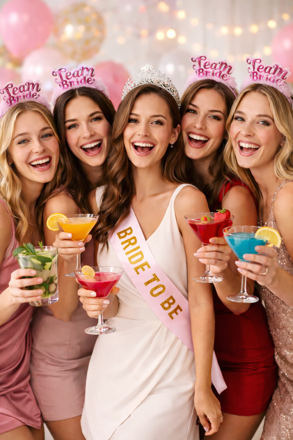 Hen Night Rosettes Larger Centre