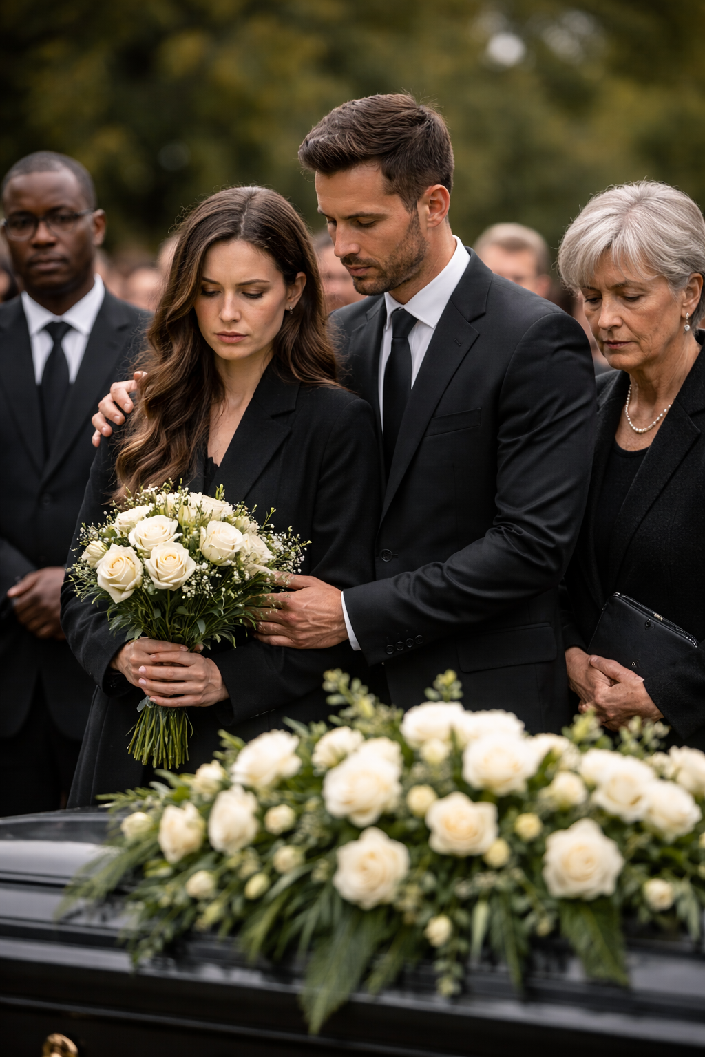Funeral & Memorial Rosettes -Larger Centre