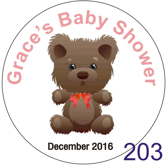 baby shower badges
