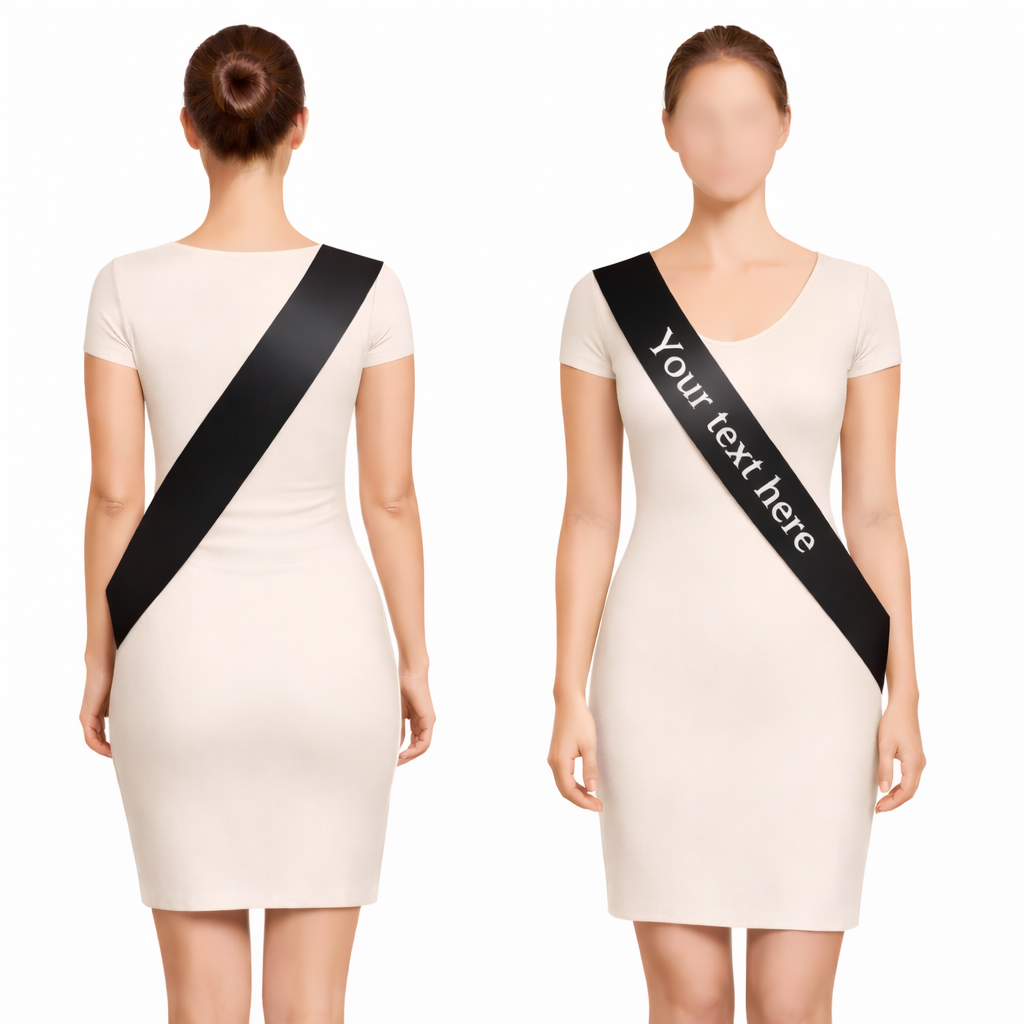 personalised sashes