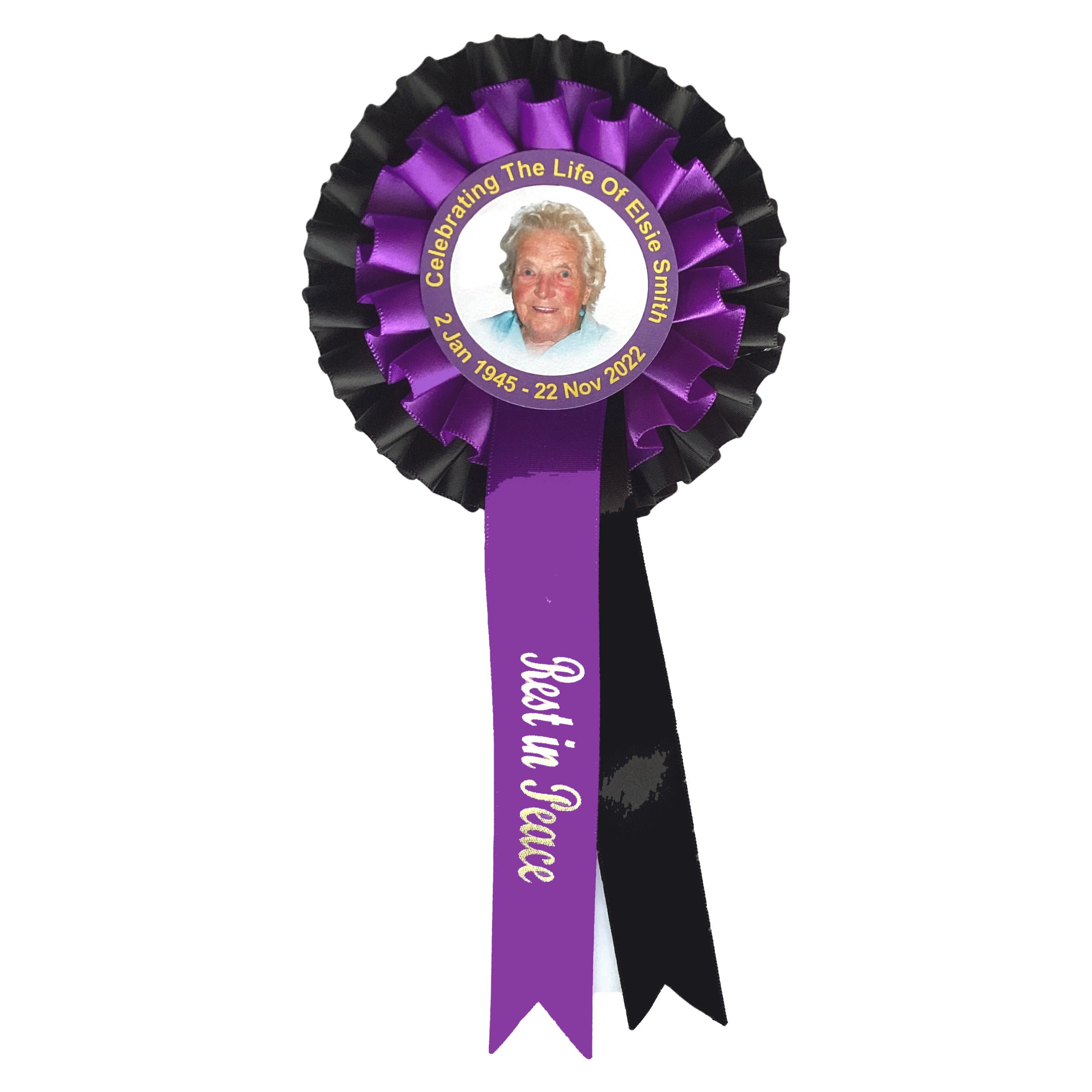 funeral rosette