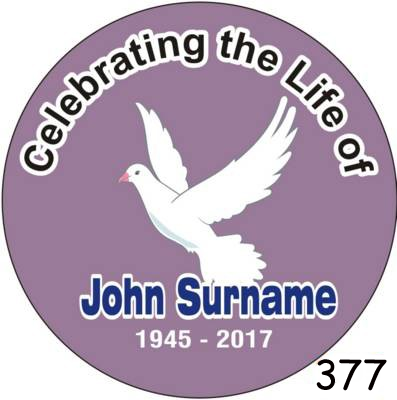 funeral badges