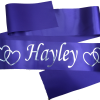 personalised sashes for baby showers, awards, hen nights, birthdays, events and celegrations