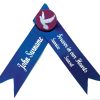 funeral ribbon with badge