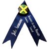 funeral ribbon with badge