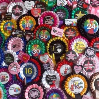 personalised rosettes